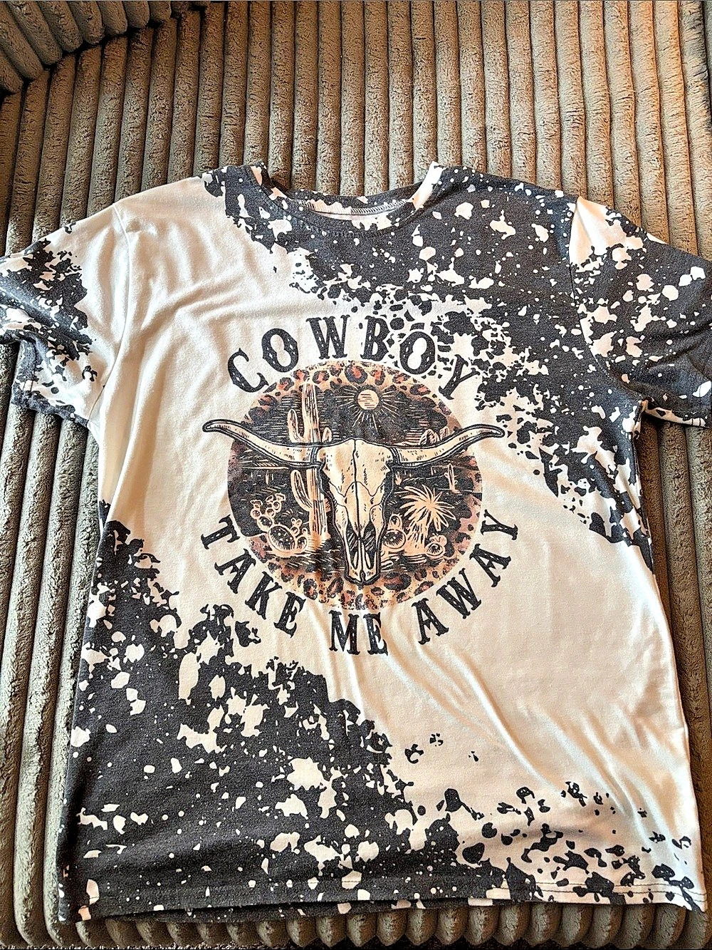 Goodie Two Sleeves Cowboy Take Me Away Graphic Tee